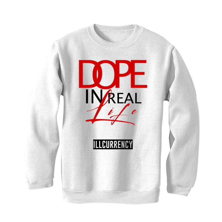 The Air Jordan 6 “Red Oreo” | ILLCURRENCY White T-Shirt (DOPE) - Image 4