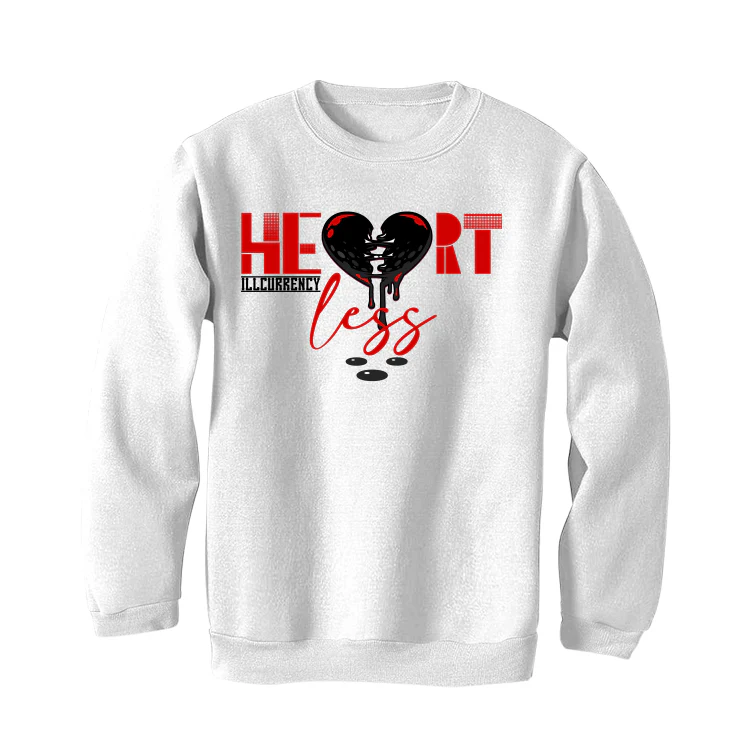 The Air Jordan 6 “Red Oreo” | ILLCURRENCY White T-Shirt (Heartless) - Image 4
