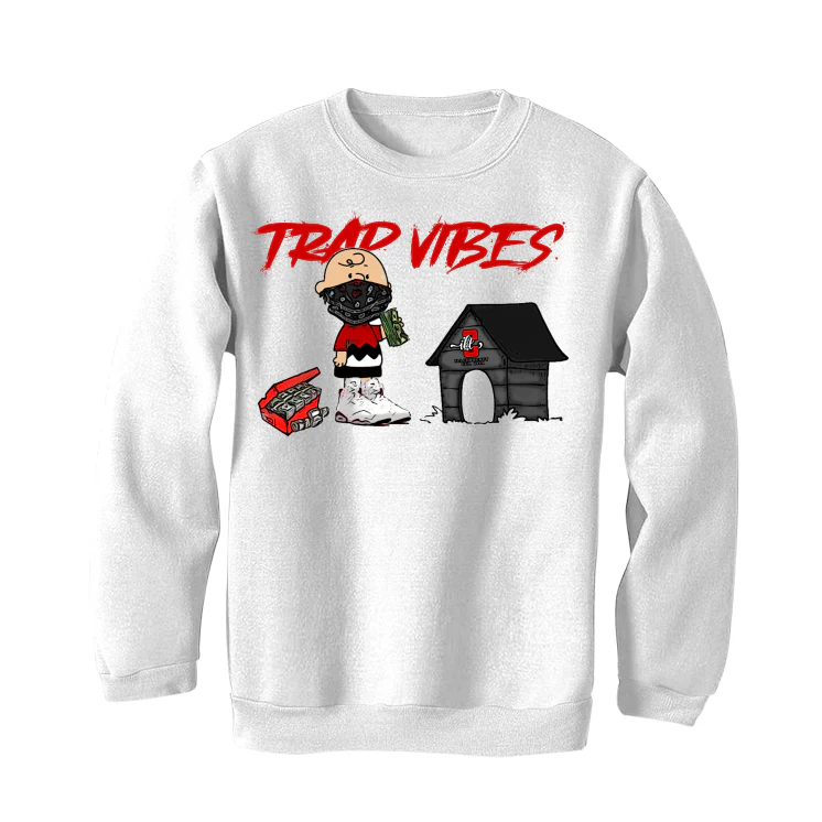 The Air Jordan 6 “Red Oreo” | ILLCURRENCY White T-Shirt (Trap Vibes) - Image 4