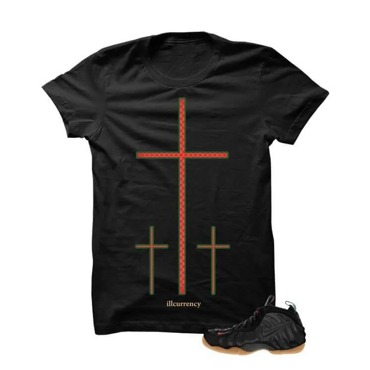 Foamposite Pro "Gucci" Black T Shirt (The Holy Cloth)