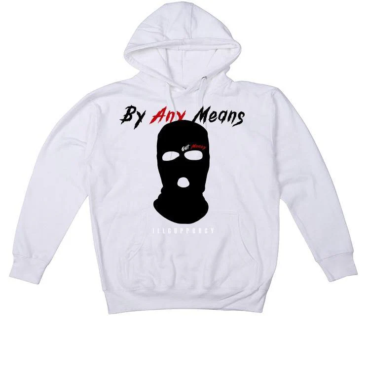The Nike Air Foamposite Pro White/Black/Varsity Red White T-Shirt (By any means) - Image 2