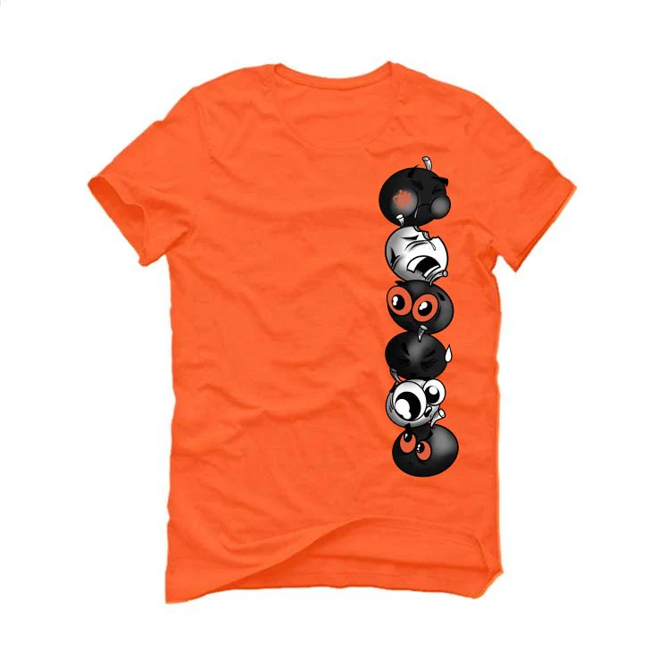 TIGHTBOOTH x Nike SB Dunk Low | illcurrency Orange T-Shirt (Cherry Stack) - Image 2