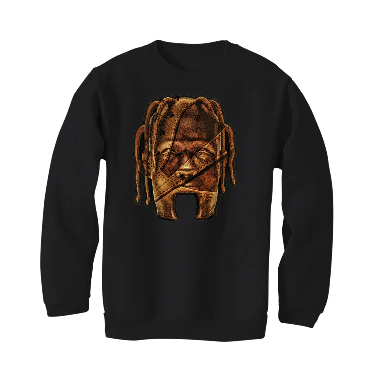 Travis Scott x Air Jordan 1 Low OG “Reverse Mocha” Black T-Shirt (GO ASTRO) - Image 4