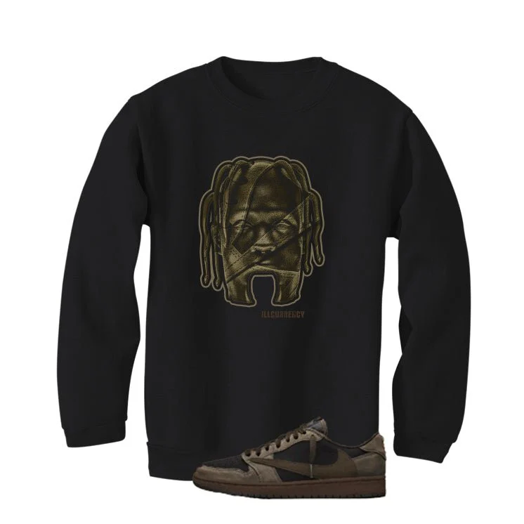 Travis Scott x Air Jordan 1 Low OG Velvet Brown Black T-Shirt (Travis Land)| illcurrency - Image 4