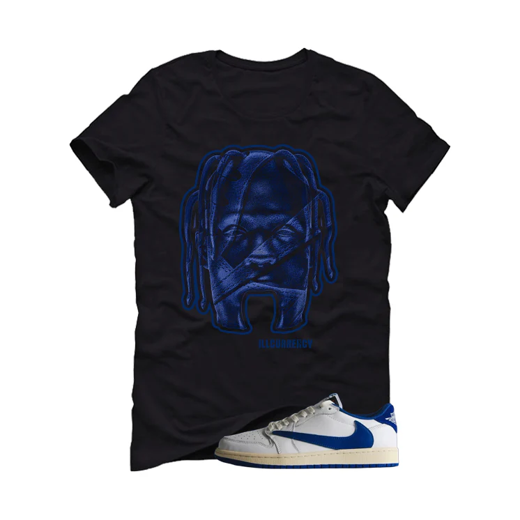 Travis Scott x Fragment x Air Jordan 1 Low OG 2025 Matching T-Shirt, Sweatshirts & Hoodies Black T-Shirt (Travis Land)| illcurrency - Image 2