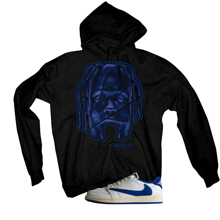 Travis Scott x Fragment x Air Jordan 1 Low OG 2025 Matching T-Shirt, Sweatshirts & Hoodies Black T-Shirt (Travis Land)| illcurrency - Image 3