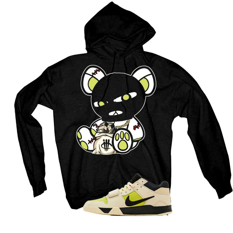 Travis Scott x Jordan Jumpman Jack Bright Cactus Black T-Shirt (Masked Teddy)| illcurrency - Image 3