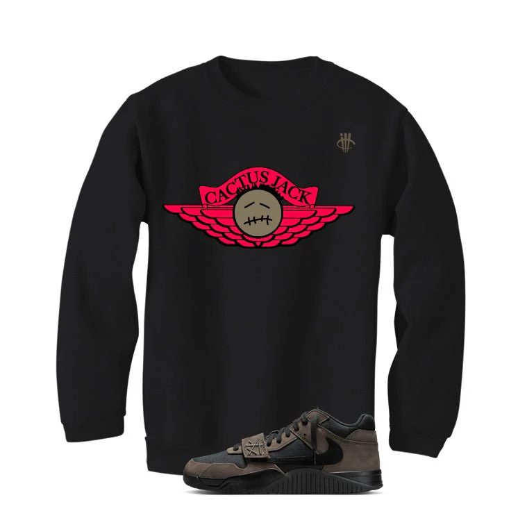 Travis Scott x Jordan Jumpman Jack Dark Mocha Black T-Shirt (Cactus Jack)| illcurrency - Image 4