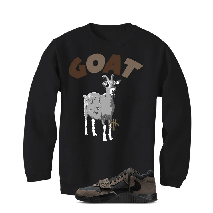 Travis Scott x Jordan Jumpman Jack Dark Mocha Black T-Shirt (Goat)| illcurrency - Image 4