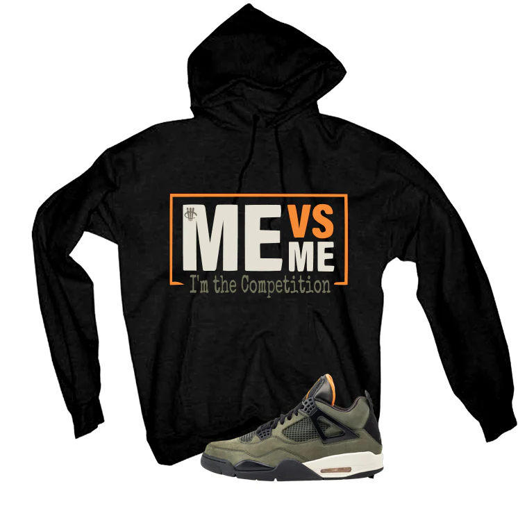 Undefeated x Air Jordan 4 Black T-Shirt (Me Vs Me)| illcurrency - Image 3