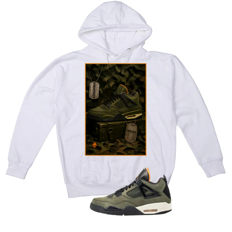 Undefeated x Air Jordan 4 White T-Shirt (Represent)| illcurrency - Image 3