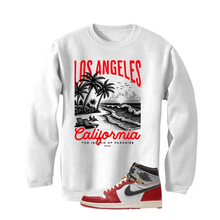 Union LA x Air Jordan 1 High OG White T-Shirt (Los Angeles)| illcurrency - Image 4