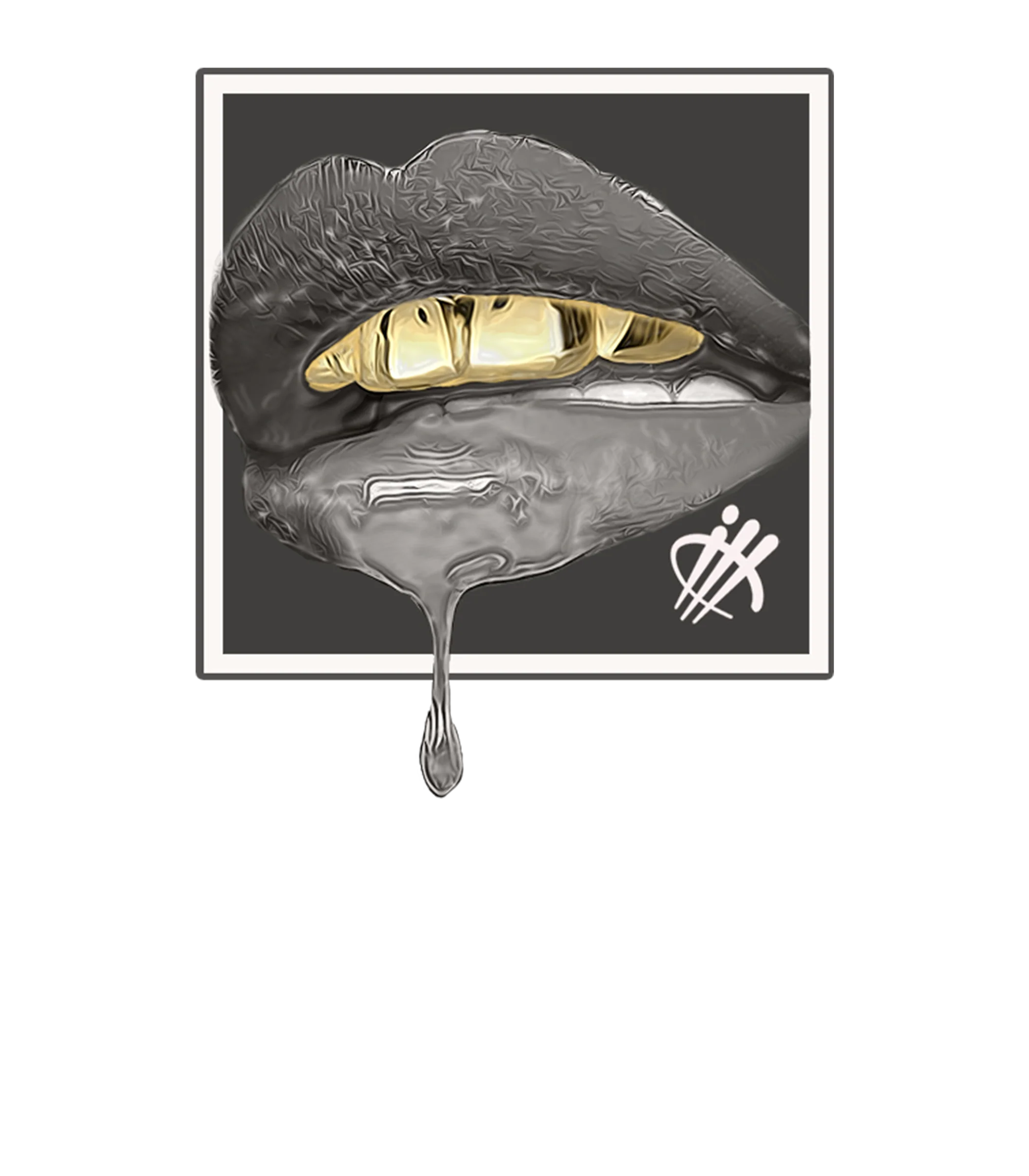 YEEZY BOOST 350 V2 (BONE) Black T-Shirt (lipstick)