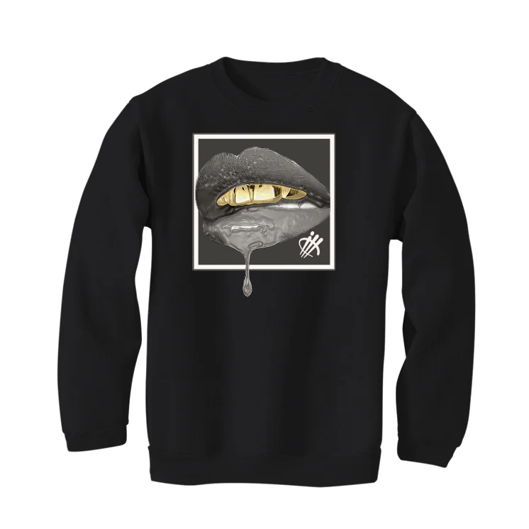 YEEZY BOOST 350 V2 (BONE) Black T-Shirt (lipstick) - Image 4